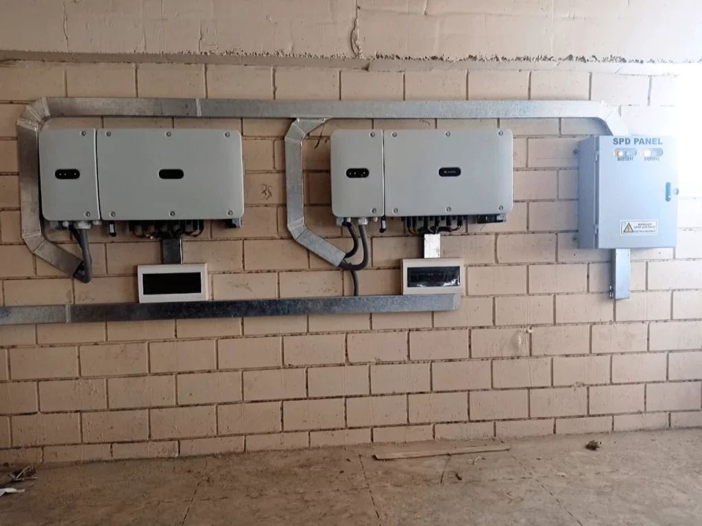 Solar inverters installed commercially in Karachi by Spade Innovations