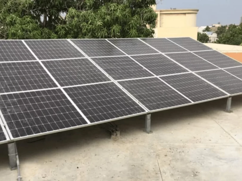 Canadian Solar Panel array installed in DHA Karachi