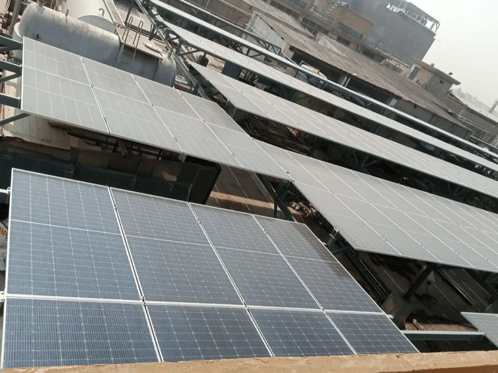 Longi solar panels installed in Karachi Pakistan