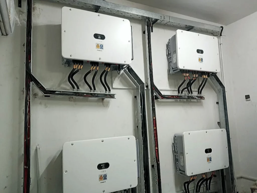 Huawei 100kw solar inverters installed in Karachi