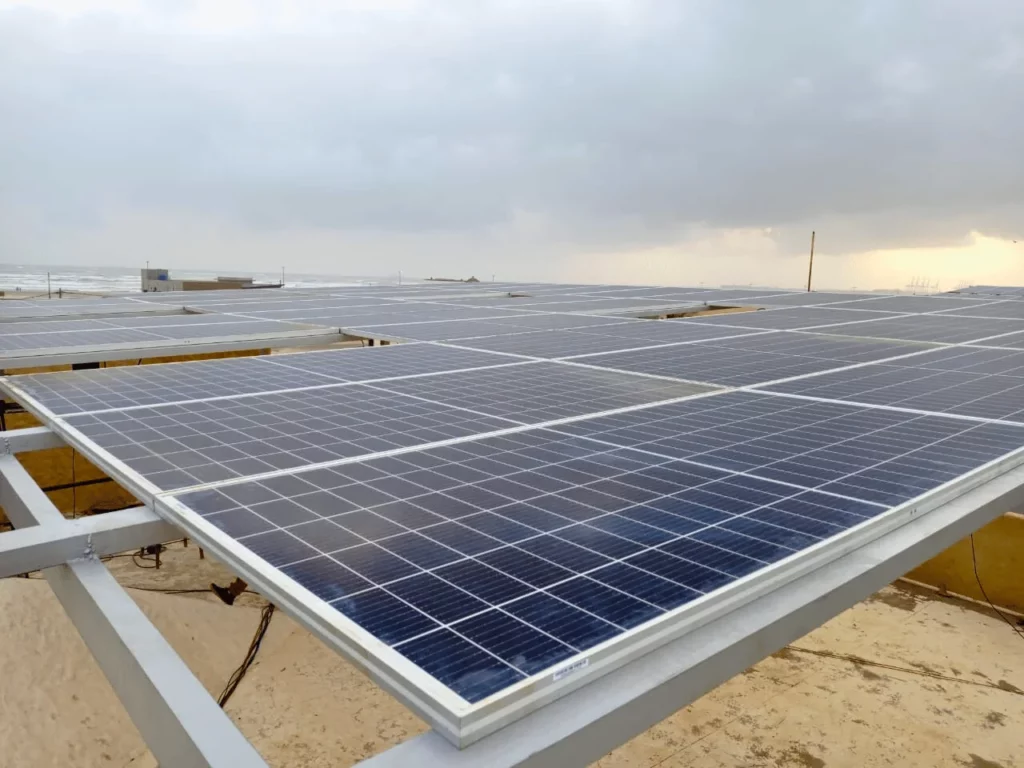 Residential solar installation in Clifton Karachi