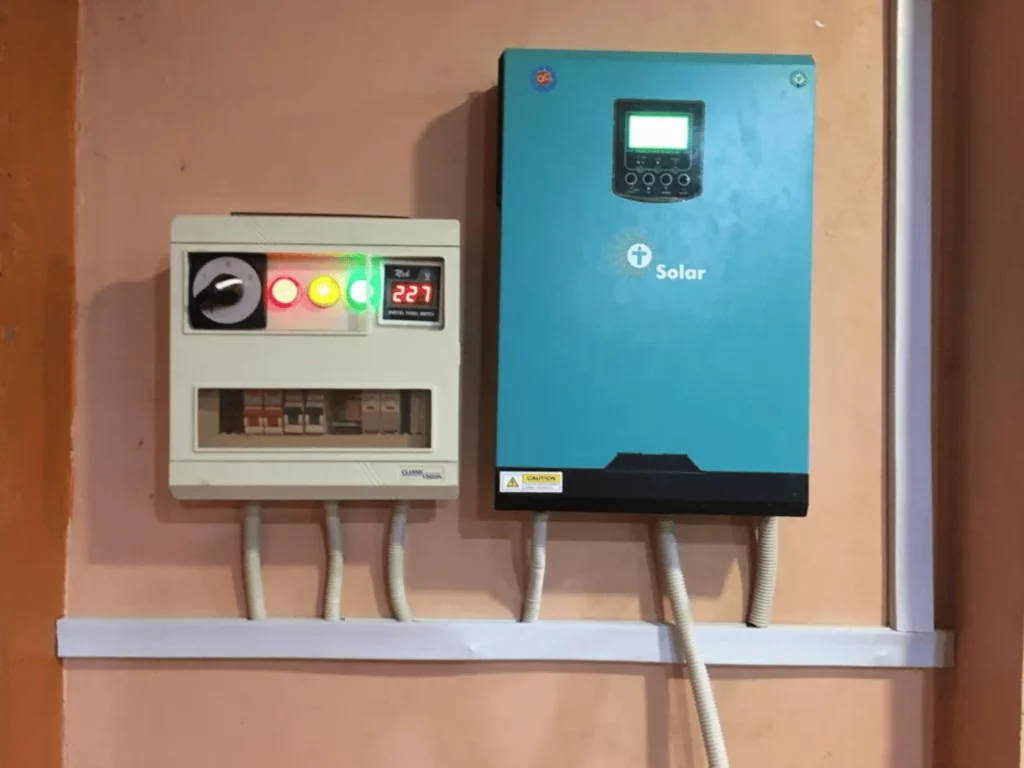 Inverex solar inverter installed at a home in Karachi