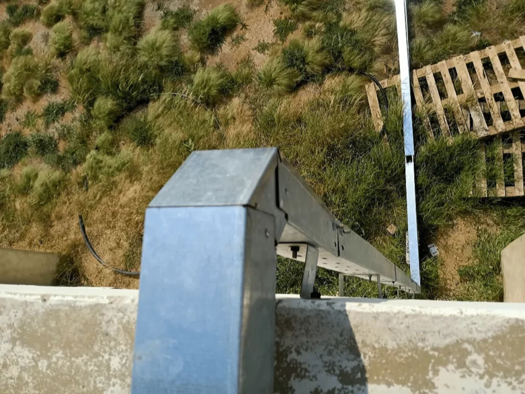 Close up of solar installation in Karachi