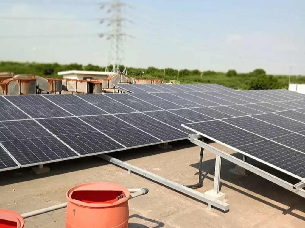 Solar panel installation in Karachi